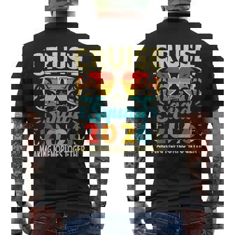 Cruise Squad 2026 Summer Vacation Trip Group Matching Cruise Men's T-shirt Back Print - Monsterry