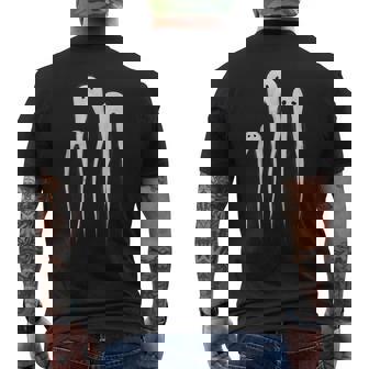 Cryptid Fresno Nightcrawlers ホーンテッドウォーキングパンツ メンズTシャツ バックプリント - Kawaiitshirt