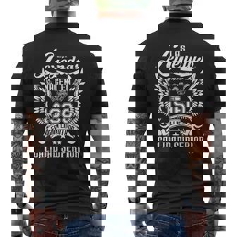 Cumpleaños Las Leyendas Nacen En 1960 Camiseta Hombre Estampado Espalda - Regaloses