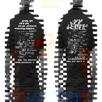 Cup Of Fuckoffee One Splash Of No One Cares A Dash Skeleton Men's T-shirt Back Print | Seseable CA