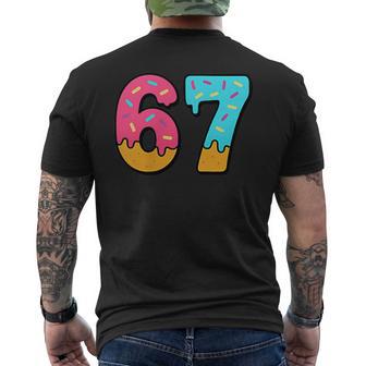 Cute 67 Six Seven Ice Cream Drip Sport 78 Fun Mason Meme Men's T-shirt Back Print - Thegiftio UK