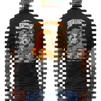 Cute Monkey Punch Panchi Kun Japan Baby Monkey Team Punch Men's T-shirt Back Print | Mazezy