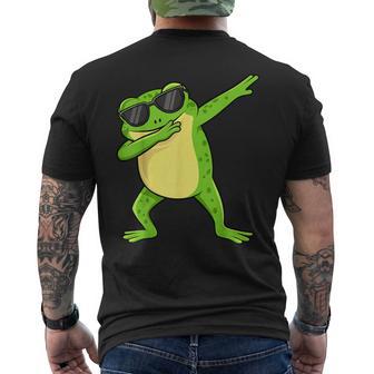 Dabbing Frog Sunglasses Frog Animal Men's T-shirt Back Print - Thegiftio UK