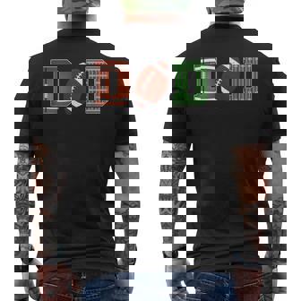 Dad Of The 1 Year Old Football First Birthday Boy Family Men's T-shirt Back Print | Seseable CA