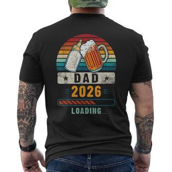 Dad 2026 Annuncio Di Un Bambino Papà In Attesa T-shirt da uomo con stampa posteriore - Novitaregali