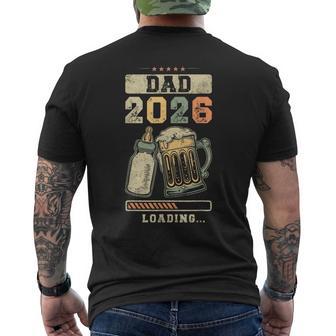 Dad 2026 Loading Paternità Papà In Attesa T-shirt da uomo con stampa posteriore - Novitaregali