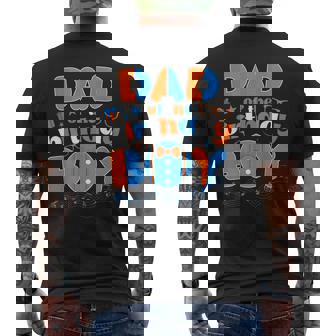 Dad Of The Birthday Boy Matching Family Blippy Men's T-shirt Back Print | Mazezy