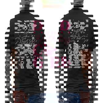 Dad Of The Birthday Cowgirl Rodeo Dad Bday Party Men's T-shirt Back Print | Mazezy