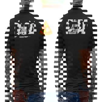 Dada Birthday Pizza 1St Birthday Pizza Family Matching Men's T-shirt Back Print | Seseable FR