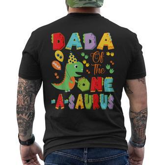Dada Of The One-A-Saurus 1St Birthday Boy Dinosaur Men's T-shirt Back Print - Thegiftio UK