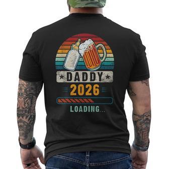 Daddy 2026 Annuncio Di Un Bambino Papà In Attesa T-shirt da uomo con stampa posteriore - Novitaregali