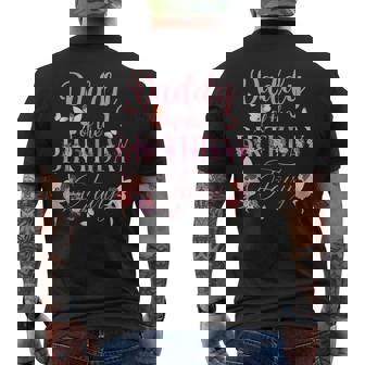 Daddy Of The Birthday Fairy First Birthday Family Matching Men's T-shirt Back Print - Thegiftio