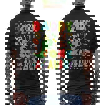 Daddy Of The One-A-Saurus 1St Birthday Boy Dinosaur Men's T-shirt Back Print | Seseable UK