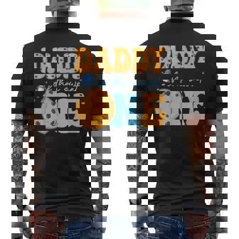 Daddy Of The Sweet One Cookies And Milk Birthday Party Men's T-shirt Back Print - Monsterry