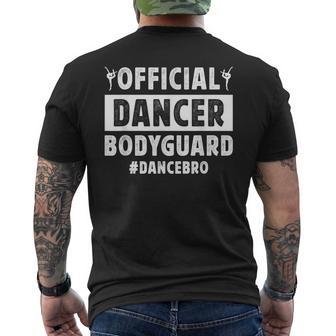 Dancer Bodyguard Dance Brother Of A Dancer Brother Men's T-shirt Back Print - Thegiftio UK