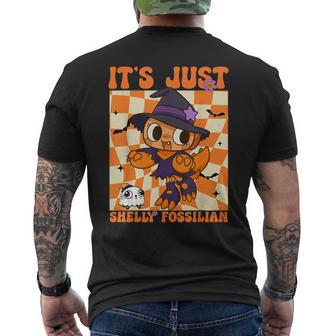 Dandys Halloween World Toons Shelly & Pebble Men's T-shirt Back Print - Monsterry