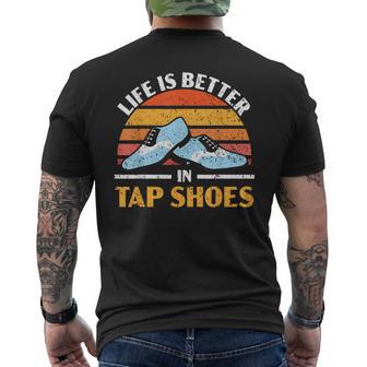 Das Leben Ist Besser Inteppschuhentepptanztepptanz T-Shirt mit Rückendruck - Geschenkecke