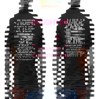 Daughter Of A Veteran Fathers Day Veteran Dad Daughter Men's T-shirt Back Print | Seseable FR