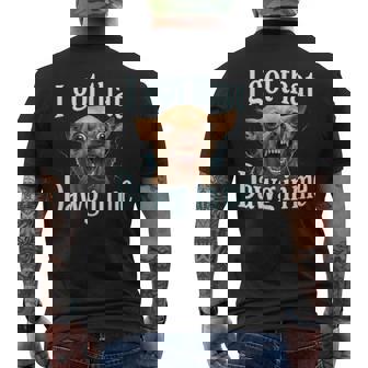 I Got That Dawg In Me Meme Chihuahua Dog Men's T-shirt Back Print - Monsterry