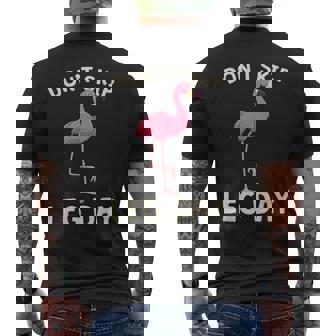 De Entrenamiento De Flamenco Rosa Don'tkip Leg Day Gym Fitness Camiseta Hombre Estampado Espalda - Regaloses