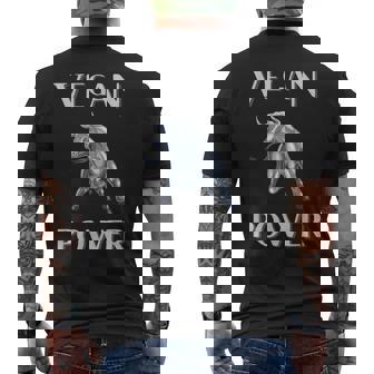 De Entrenamientoegana Power Gym Paraeganos Yegetarianos Camiseta Hombre Estampado Espalda - Regaloses