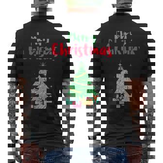 De Noël Amusant Pour Homme Manche Longue T-shirt imprimé au dos - Cadeauxyz