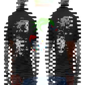 Dentista Dentista Assistente Dentale Denti Natale Natale T-shirt da uomo con stampa posteriore - Novitaregali