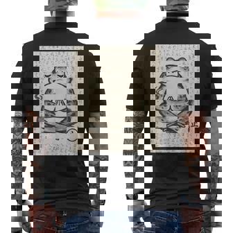 Japonais Grenouille Calligraphie T-shirt imprimé au dos - Cadeauxyz