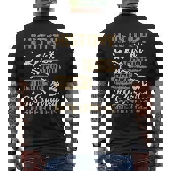 Detector Treasure Hunter Antique Finder Men's T-shirt Back Print | Mazezy