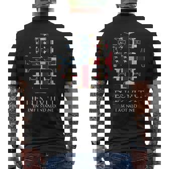 Deus Vult I Am Not Alone Isaiah 41 Men's T-shirt Back Print | Seseable CA