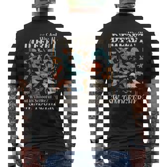 We Are Different But In This School We All Swim Together Men's T-shirt Back Print | Mazezy