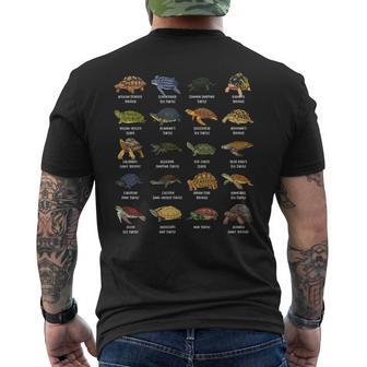 Many Different Turtles Men's T-shirt Back Print - Thegiftio UK