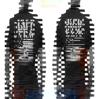Disabled Veteran Happy 4Th Of July Us Military Handicap Vet Men's T-shirt Back Print - Monsterry