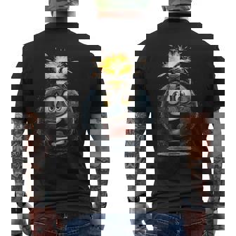 Disfraz De Bomba Explosiva De Dibujos Animados Camiseta Hombre Estampado Espalda - Regaloses