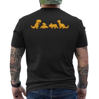 Divertente Crocchette Di Pollo Dino Nuggets Nug Lover A Forma Di Dinosauro T-shirt da uomo con stampa posteriore - Novitaregali