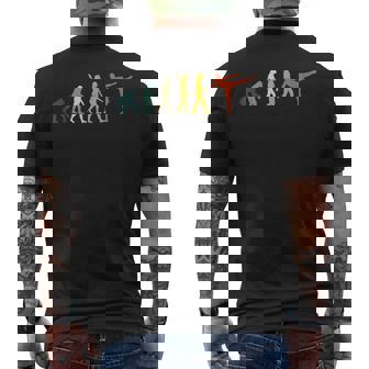 Divertente Kick Boxing Evoluzione Uomointage T-shirt da uomo con stampa posteriore - Novitaregali