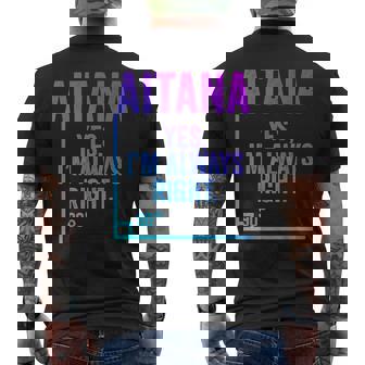 Divertida Aitana Divertida Con Nombre De Aitana Para Regalo De Cumpleaños Camiseta Hombre Estampado Espalda - Regaloses