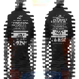 Divertida Idea De Regalo De Terapia Para Un Fisioterapeuta Camiseta Hombre Estampado Espalda - Regaloses