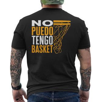 Divertido Basketball No Puedo Tengo Basket Baloncesto Camiseta Hombre Estampado Espalda - Regaloses
