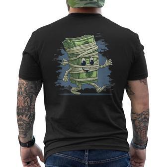 Divertido Disfraz De Dinero En Efectivo Para Los Amantes Del Dinero Camiseta Hombre Estampado Espalda - Regaloses