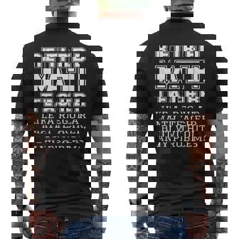 Divertido Jubilado Profesor De Matemáticas Cita De Jubilaciónin Problemas Camiseta Hombre Estampado Espalda - Regaloses