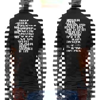 Divertido Padel Tennis Nuncaubestimes A Uniejo Camiseta Hombre Estampado Espalda - Regaloses