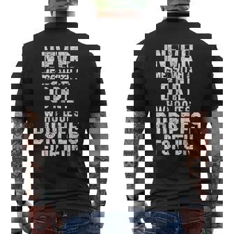 Divertido Regalo De Entrenamiento Que Nunca Te Ensucies Con Una Chica Que Hace Burpees Camiseta Hombre Estampado Espalda - Regaloses