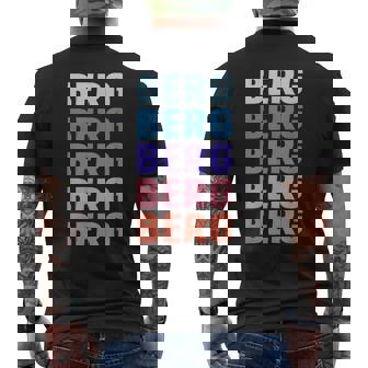 Divertido Regalo Nombre Berg Personalizado Primer Nombre Camiseta Hombre Estampado Espalda - Regaloses