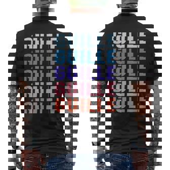 Divertido Regalo Nombre Guille Personalizado Primer Nombre Camiseta Hombre Estampado Espalda - Regaloses