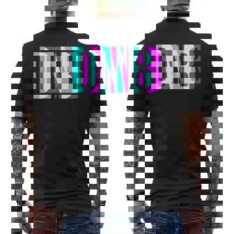 DnB Cinema Jump Up Drum&Bass Music Bassline Rave Group Men's Back Print T-Shirt | Mazezy