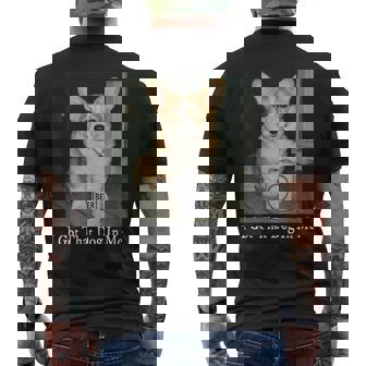 I Got That Dog In Me Corgi Smoking Beer Meme Dog Lover Men's T-shirt Back Print - Thegiftio