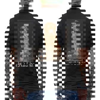 I Got That Dog In Me Golden Retriever Smoking Beer Dog Meme Men's T-shirt Back Print | Seseable FR