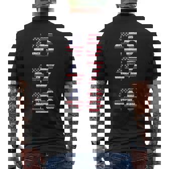 Dolan Trum 2028 45 47 48 Vintage Usa Vintage Flag Usa Men's T-shirt Back Print | Seseable FR