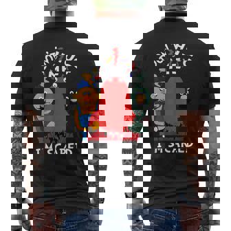 Don't Hug Me I'mcareds 面白い言葉 皮肉 メンズTシャツ バックプリント - Kawaiitshirt